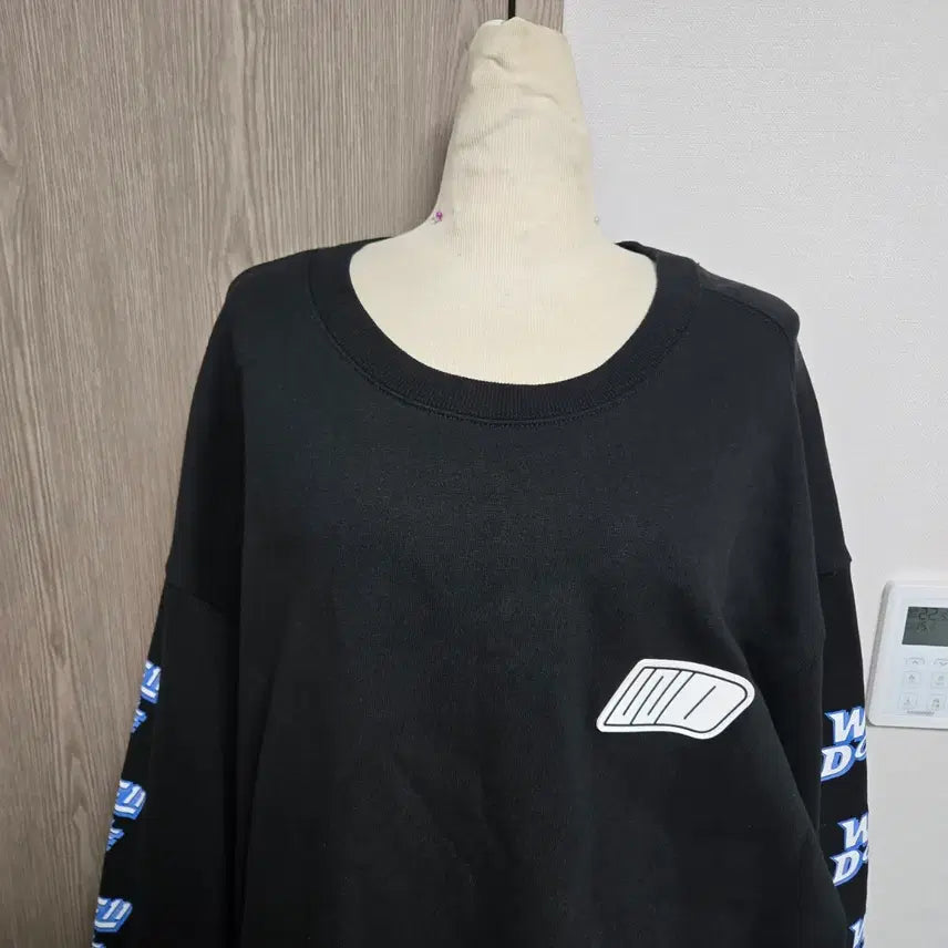 [BUNJANG] WE11DONE Black Men's Sweatshirt L / WE11DONE 웰던 블랙 맨투맨  티셔츠  L