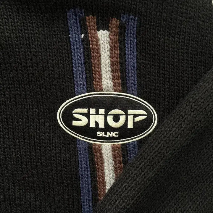 [BUNJANG] Insane Garage Insilence Jacquard Knit Zip-Up Jacket / [L] 인세인개러지 인사일런스 자카드 니트집업자켓
