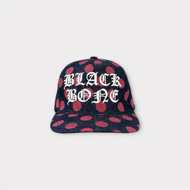 [BUNJANG] Sunnycal Steel Dot Pattern Snapback / 써니컬스틸 땡땡이 도트 패턴 스냅백 (1646)