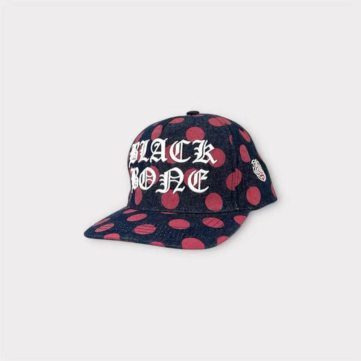 [BUNJANG] Sunnycal Steel Dot Pattern Snapback / 써니컬스틸 땡땡이 도트 패턴 스냅백 (1646)