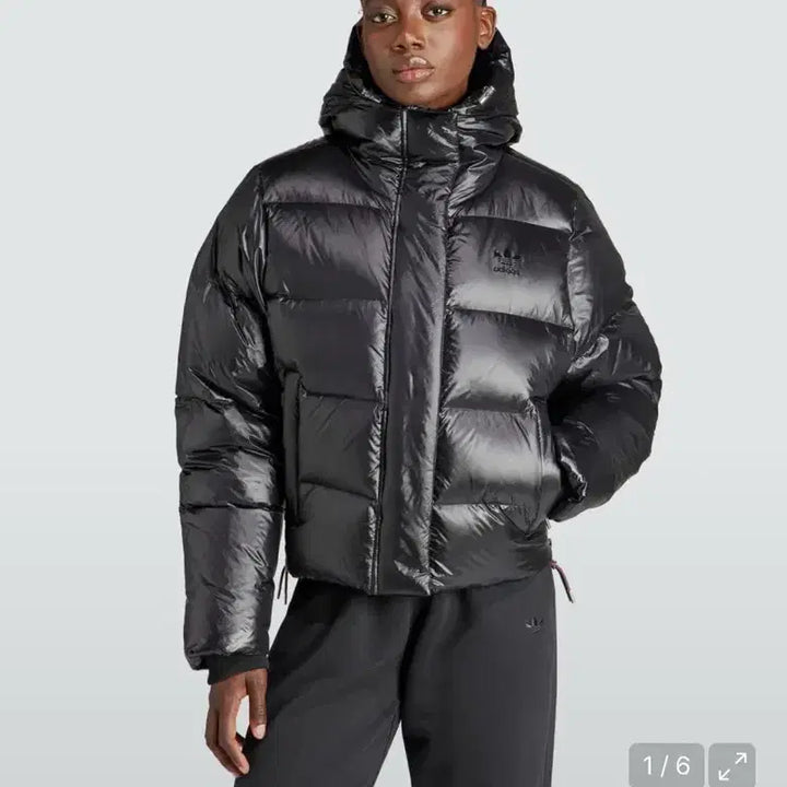 [BUNJANG] Adidas 23FW Short Premium Puffer Jacket Black / 아디다스 23FW 숏 프리미엄 퍼퍼 재킷 블랙