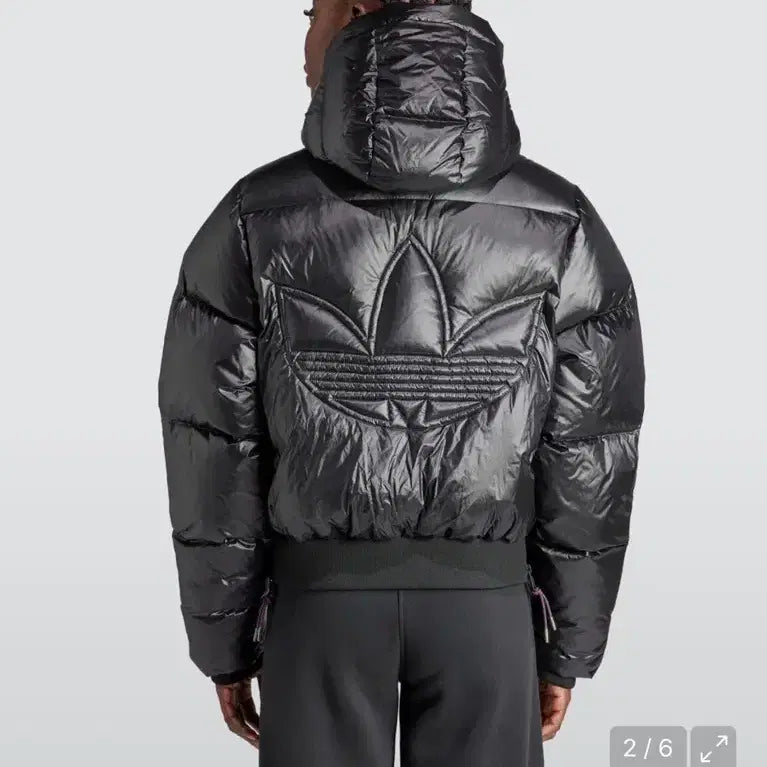 [BUNJANG] Adidas 23FW Short Premium Puffer Jacket Black / 아디다스 23FW 숏 프리미엄 퍼퍼 재킷 블랙