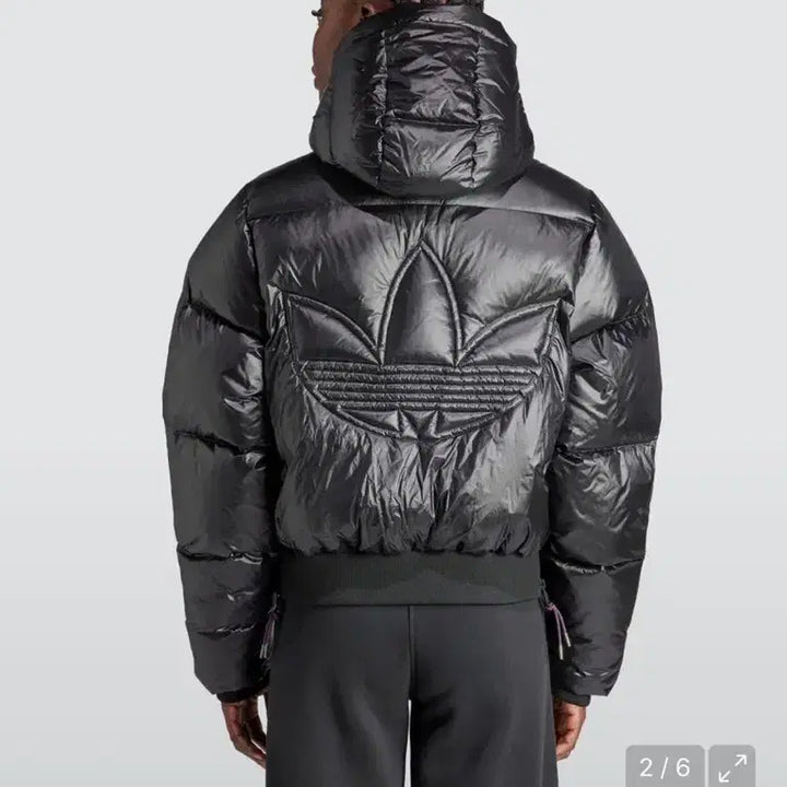 [BUNJANG] Adidas 23FW Short Premium Puffer Jacket Black / 아디다스 23FW 숏 프리미엄 퍼퍼 재킷 블랙