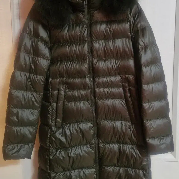 [BUNJANG] Nepa Hooded Fur Long Padding 90 / 네파 후드 퍼 롱 패딩  90