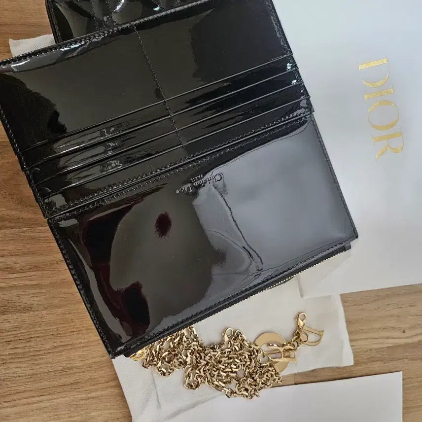[BUNJANG] Dior Lady WOC Patent Leather Pouch / 디올 레이디 파우치 woc 페이턴트