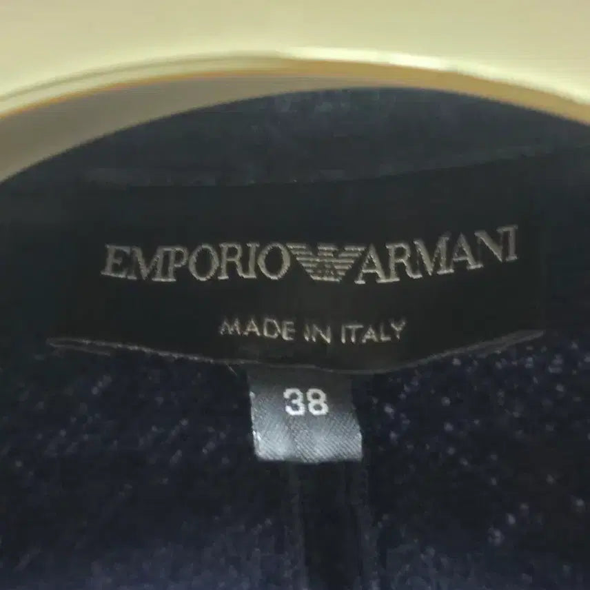 [BUNJANG] Emporio Armani Navy Boucle Jacket / 엠포리오 아르마니 네이비 부클레 자켓