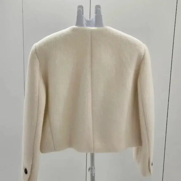 [BUNJANG] LoveMeUs Claire Boucle Coat Jacket Ivory / 러브미우 끌레 부클 코트 자켓 아이보리