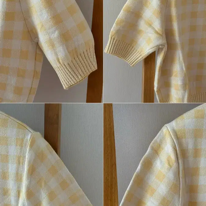 [BUNJANG] R2W Ralla Checkknit Set - Yellow / R2W 레디투웨어 니트셋업 - 옐로우 Ralla checkknit set