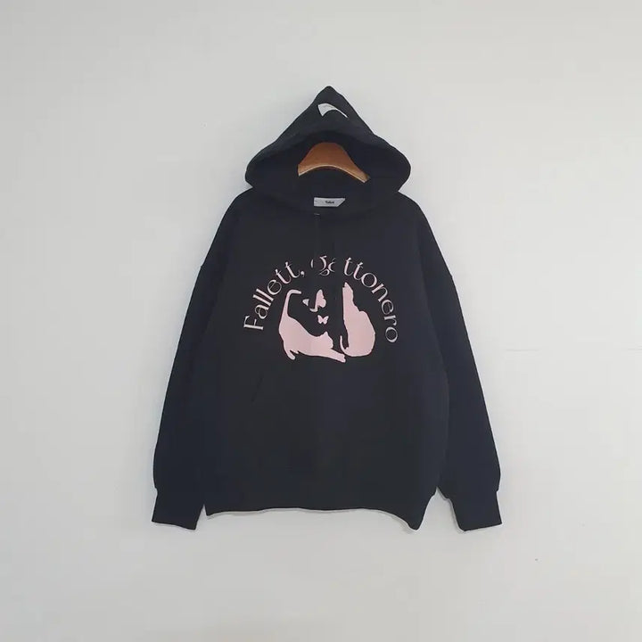[BUNJANG] Fallett Black Big Logo Cats Hood / No.26022809 Fallett 팔렛 블랙 빅로고 후드 캣츠후드
