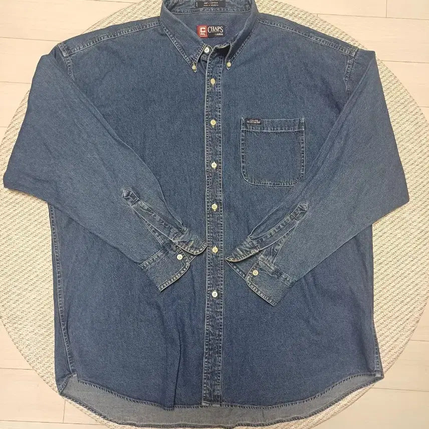 [BUNJANG] 90's Chaps Ralph Lauren Old School Shirt / 90's Chaps Ralph Lauren 올드스쿨 청셔츠