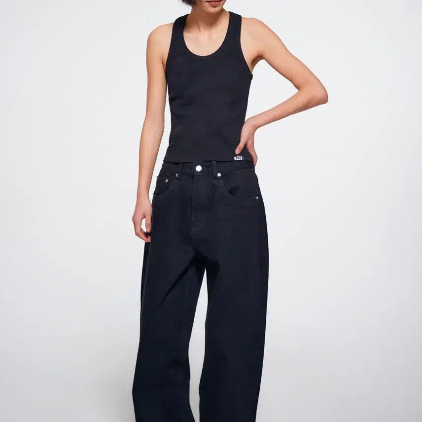 [BUNJANG] BLACKPINK Jennie ERA Wide Denim Pants / 새상품택O) ERA era 와이드 데님 팬츠 청바지 제니 이알에이