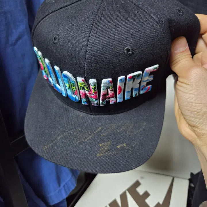 [BUNJANG] Illionaire Dok2 Snapback Hawaiian Edition Signed / [F] 일리네어 레코즈 스냅백 도끼 친필 싸인 (하와이안, 한정판)