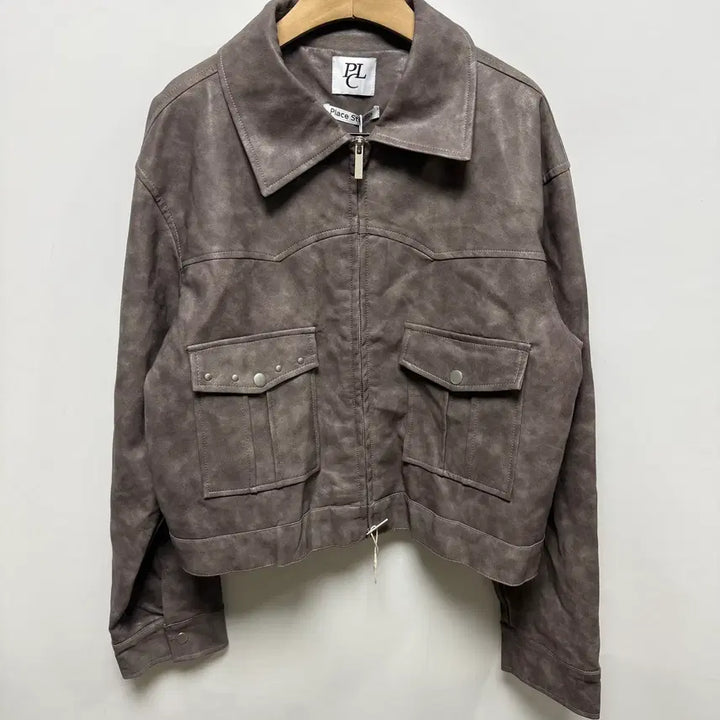 [BUNJANG] Place Studio Leather Jacket / (8) (새상품) 플레이스튜디오 레더자켓