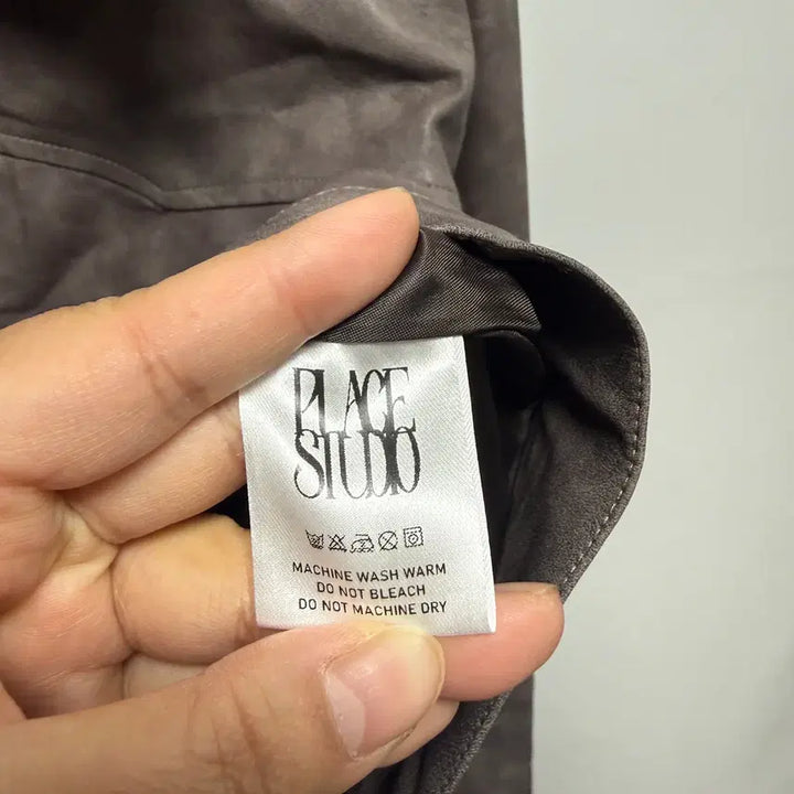 [BUNJANG] Place Studio Leather Jacket / (8) (새상품) 플레이스튜디오 레더자켓