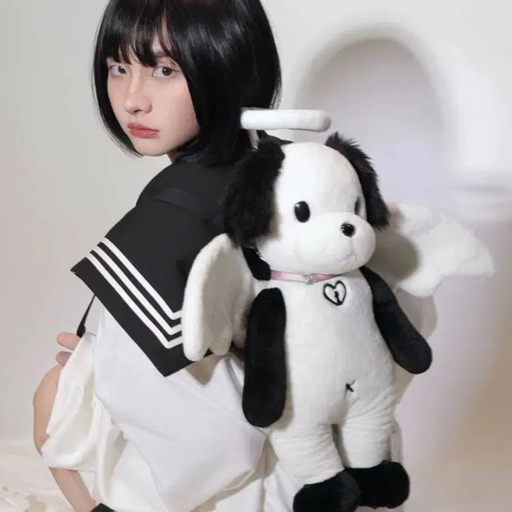 [BUNJANG] Subculture Angel Dog Backpack / 중샵 천사강아지 가방 서브컬쳐