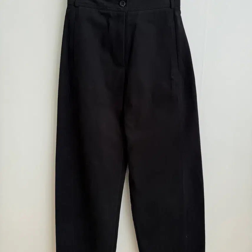 [BUNJANG] Something Else Peach Brushed Wide Cotton Pants (Black) / 썸띵엘스 피치기모 와이드 코튼 팬츠(블랙)