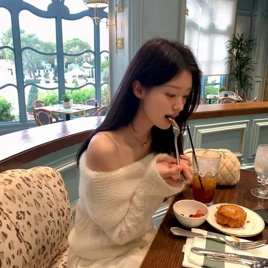 [BUNJANG] LePlain Off-Shoulder Top / 르플레인 오프숄더