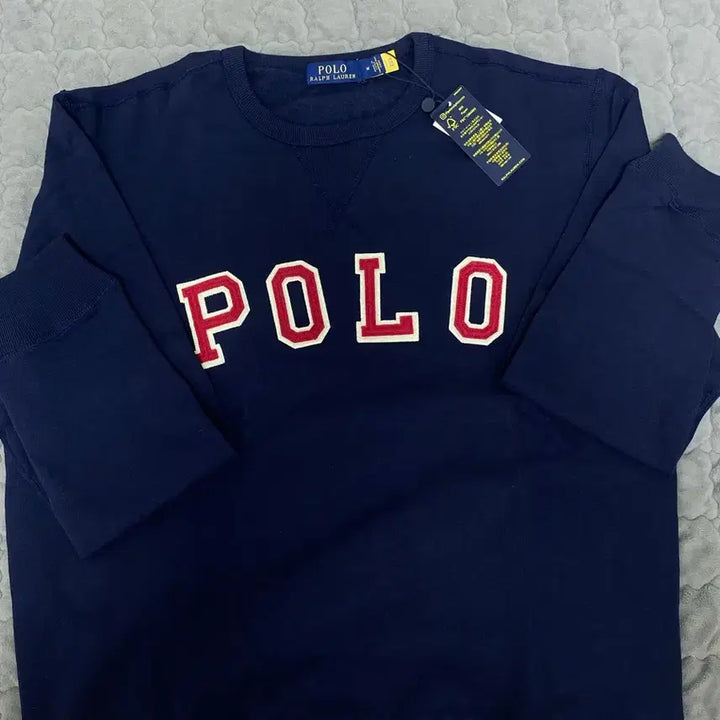 [BUNJANG] Polo Patch Sweatshirt / 폴로 패치맨투맨 새상품 정품