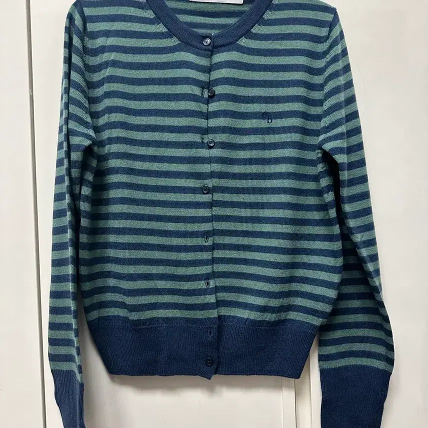 [BUNJANG] Enzo Blues Stripe Cardigan / (새상품) 엔조블루스 스트라이프 가디건