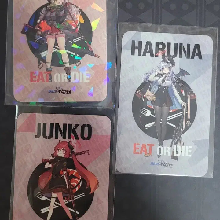 [BUNJANG] Blue Archive Frankburger Photocard Bundle Set / 3종 일괄)블루 아카이브 프랭크버거 콜라보 포토카드