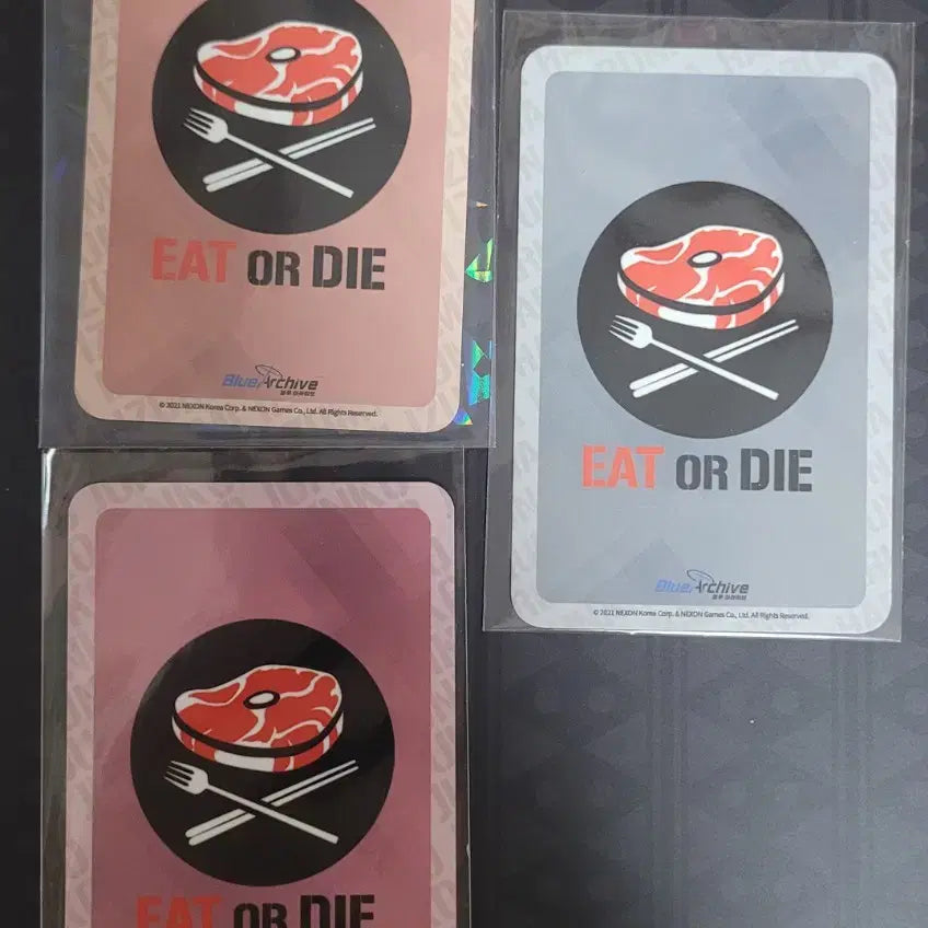 [BUNJANG] Blue Archive Frankburger Photocard Bundle Set / 3종 일괄)블루 아카이브 프랭크버거 콜라보 포토카드