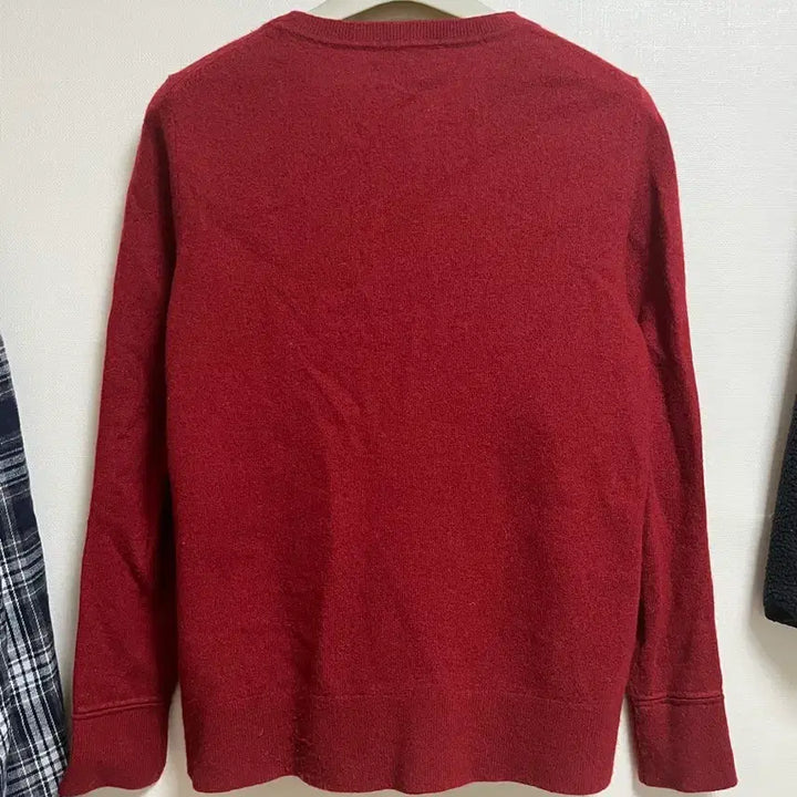 [BUNJANG] Tommy Hilfiger Red Wool Knit S / 타미힐피거 레드 울니트 S