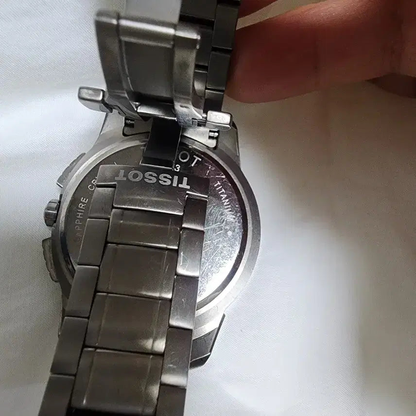 [BUNJANG] Tissot Titanium Chronograph Watch / 티쏘 티타늄 크로노그래프 시계 메탈