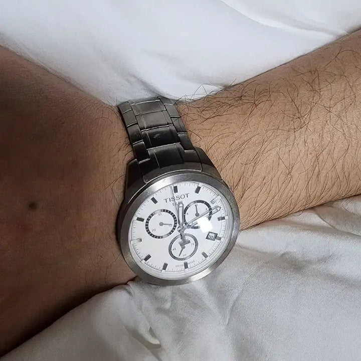 [BUNJANG] Tissot Titanium Chronograph Watch / 티쏘 티타늄 크로노그래프 시계 메탈