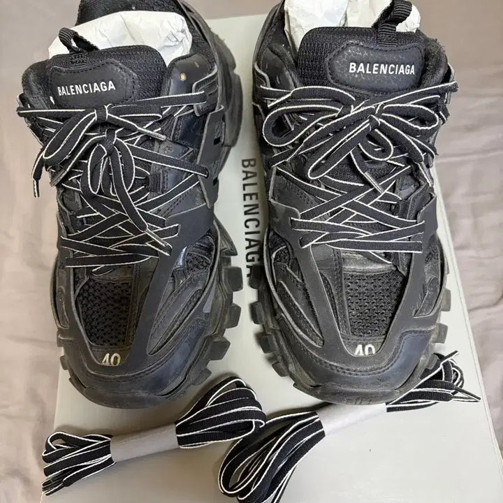 [BUNJANG] Balenciaga Track Sneakers Triple Black / [40] 발렌시아가 트랙 스니커즈 트리플 블랙