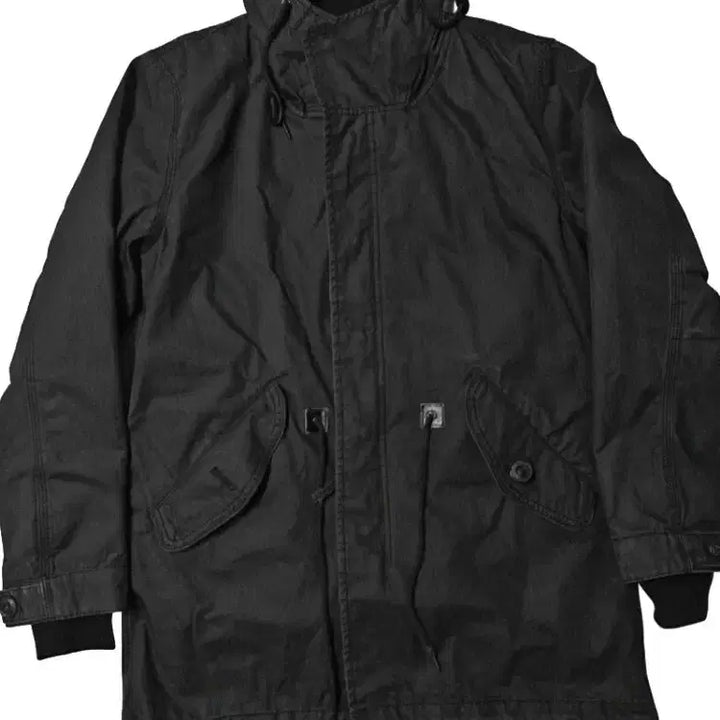 [BUNJANG] 일본 back number 백넘버 피쉬테일 야상 파카 블랙 / 일본 back number 백넘버 피쉬테일 야상 파카 블랙
