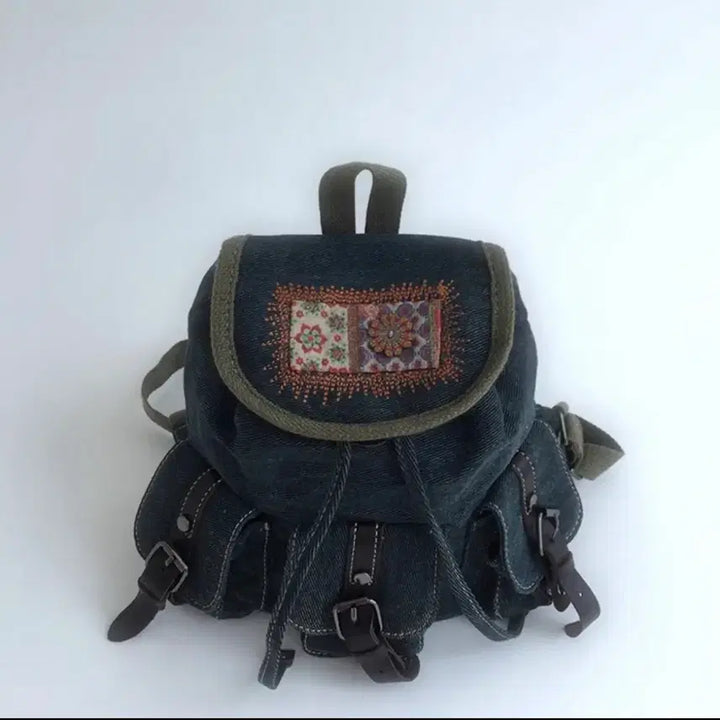 [BUNJANG] Denim Mini Backpack / (완전쌔거)데님 미니 백팩 가방