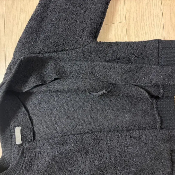 [BUNJANG] Sikird Black Tweed Bomber Jacket / 시크드 블랙 트위드 자켓 봄버