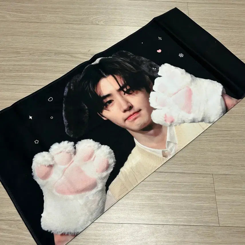 [BUNJANG] Sunghoon Bundle Set Reflective Slogan + Reflective Uchiwa / 성훈 반사 슬로건 + 반사 우치와 일괄 양도