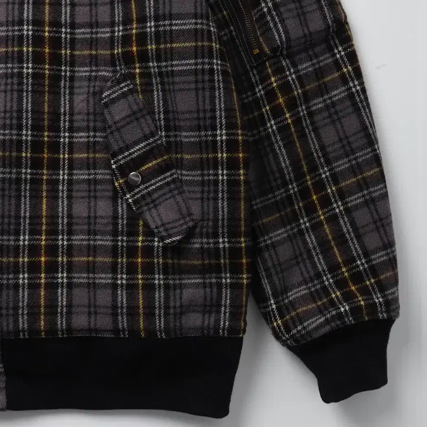 [BUNJANG] SWAGGER Plaid Wool MA-1 Jacket / SWAGGER Plaid Wool MA-1 Jacket