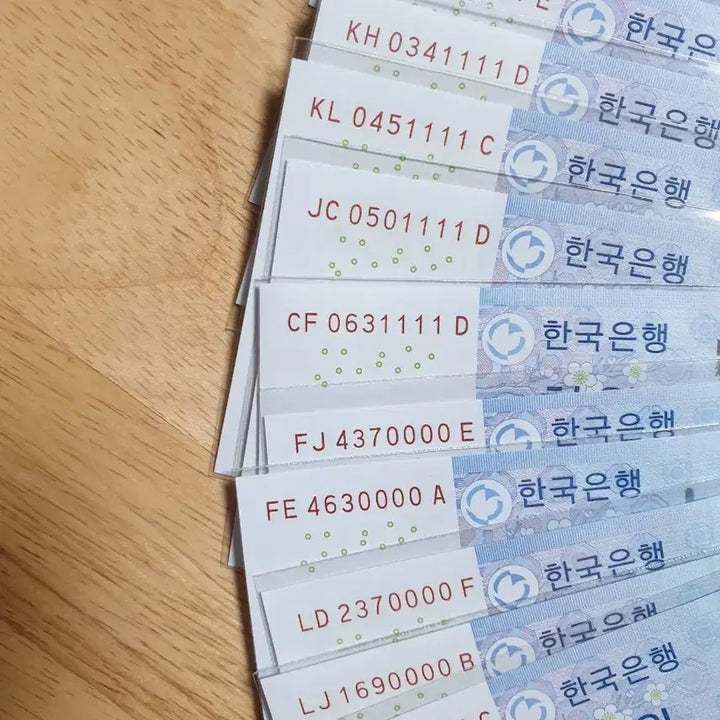 [BUNJANG] Quadruple Number Photocard Full Set 25ea / 천원쿼드(포커)번호풀세트25매