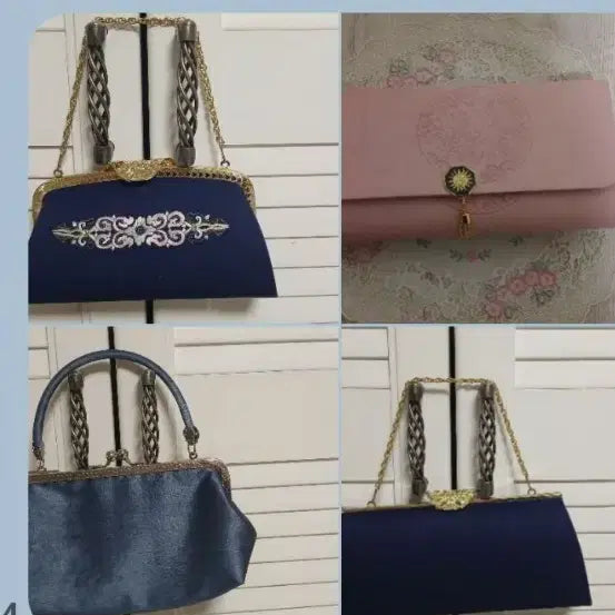 [BUNJANG] Hanbok Bag & Clutch Bag Set / 한복가방&클러치백(4점 세트)무료배송