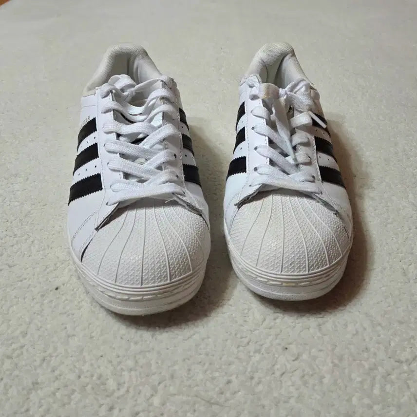 [BUNJANG] Adidas Superstar White Black Sneakers / 아디다스 슈퍼스타 흰검 스니커즈