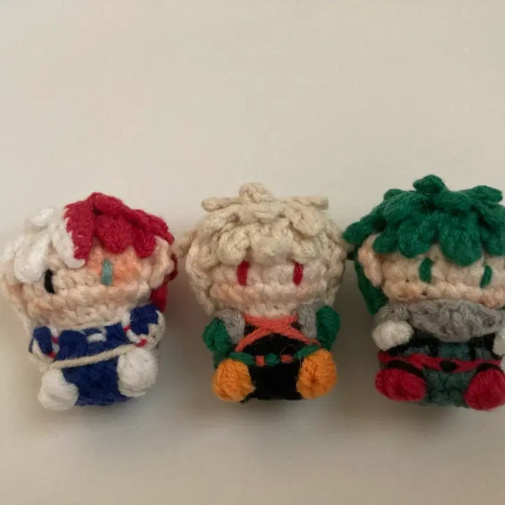 [BUNJANG] My Hero Academia Mini Knit Doll (Hero) / 나히아 미니뜨개 3종 선택(히어로)