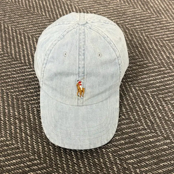 [BUNJANG] Polo Ralph Lauren Chambray Denim Ball Cap / 폴로 랄프로렌 샴브레이 데님 볼캡 모자