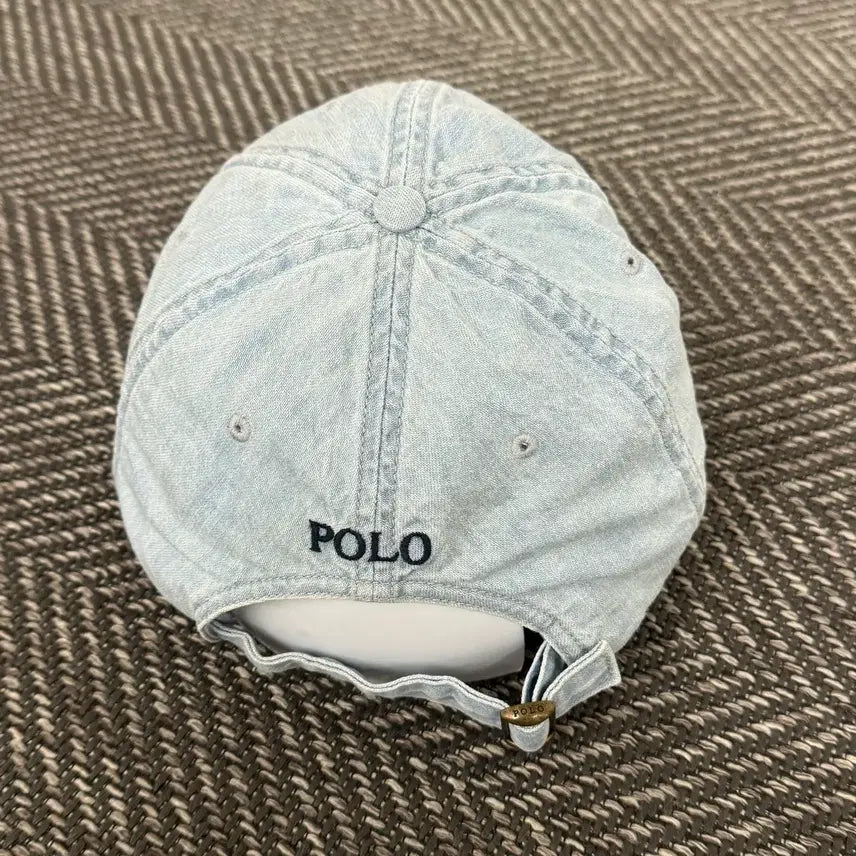[BUNJANG] Polo Ralph Lauren Chambray Denim Ball Cap / 폴로 랄프로렌 샴브레이 데님 볼캡 모자