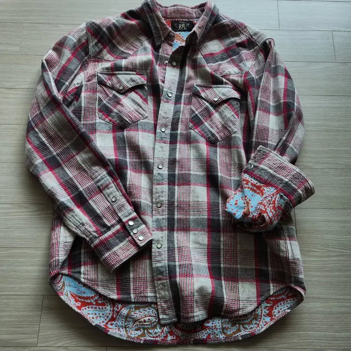 [BUNJANG] RRL Double Face Western Shirt XL / 더블알엘 더블 페이스 웨스턴셔츠 XL     RRL