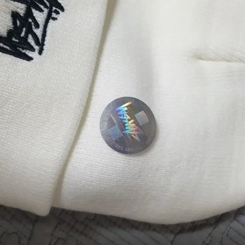 [BUNJANG] Stussy White Beanie / 스투시 화이트 비니
