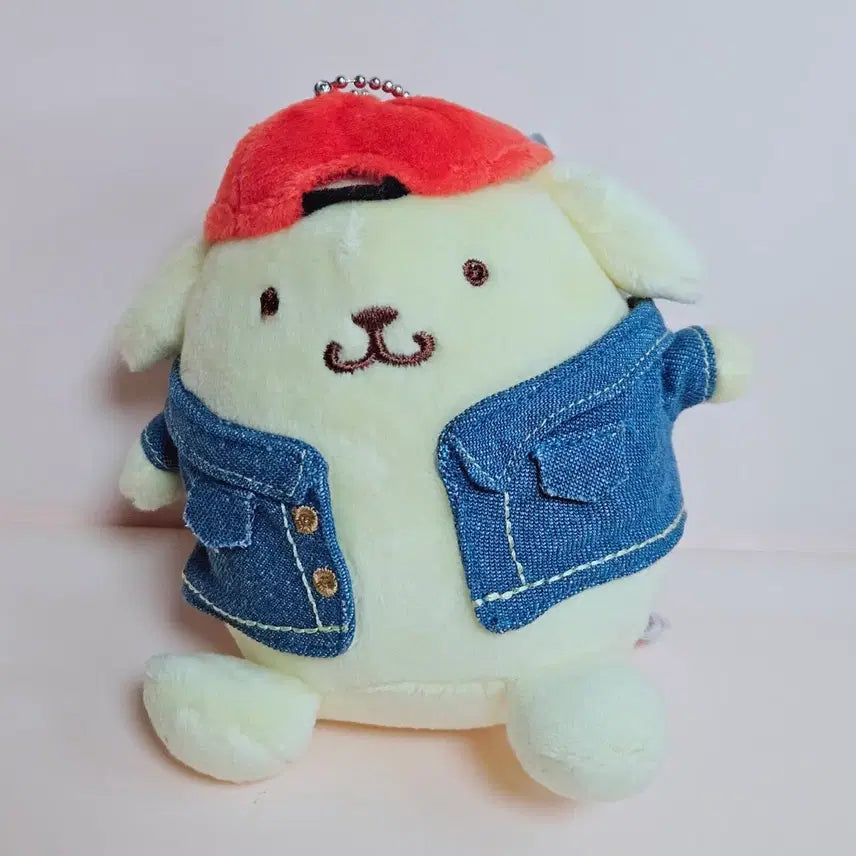 [BUNJANG] Sanrio Pom Pom Purin Retro Denim Jacket Plush Doll / 오늘만 할인) 폼폼푸린 레트로 청자켓 인형