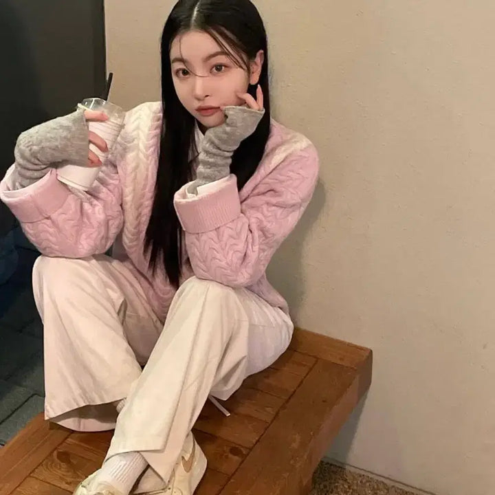 [BUNJANG] Cherrykuri Suede Pants Ivory Size 1 / 체리퀴리 스웨이드 팬츠 아이보리 사이즈1