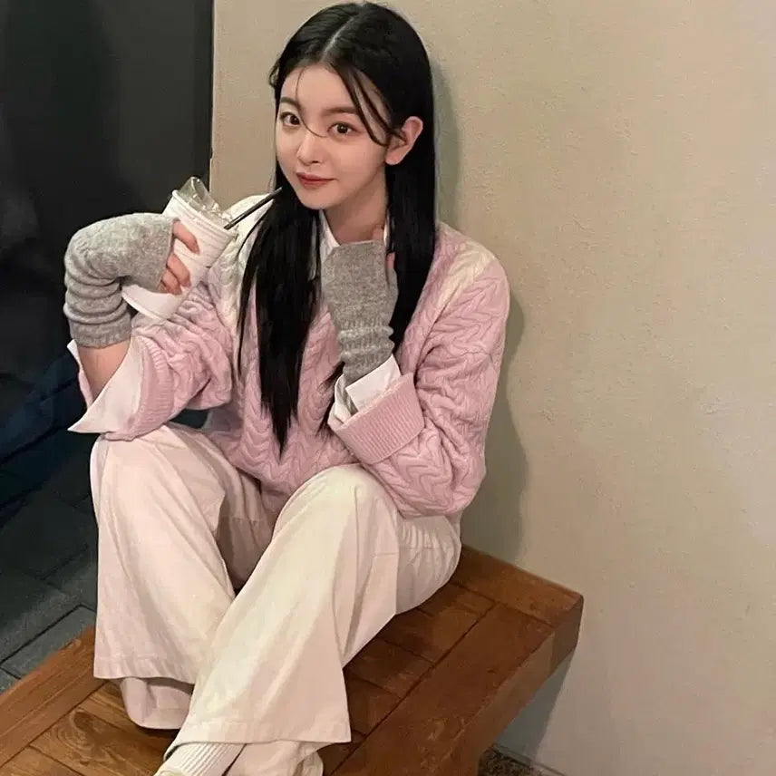 [BUNJANG] Cherrykuri Suede Pants Ivory Size 1 / 체리퀴리 스웨이드 팬츠 아이보리 사이즈1