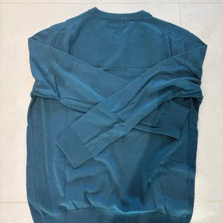 [BUNJANG] TIME Men's Knit Teal 105 Size / TIME남성니트 청록색 105사이즈