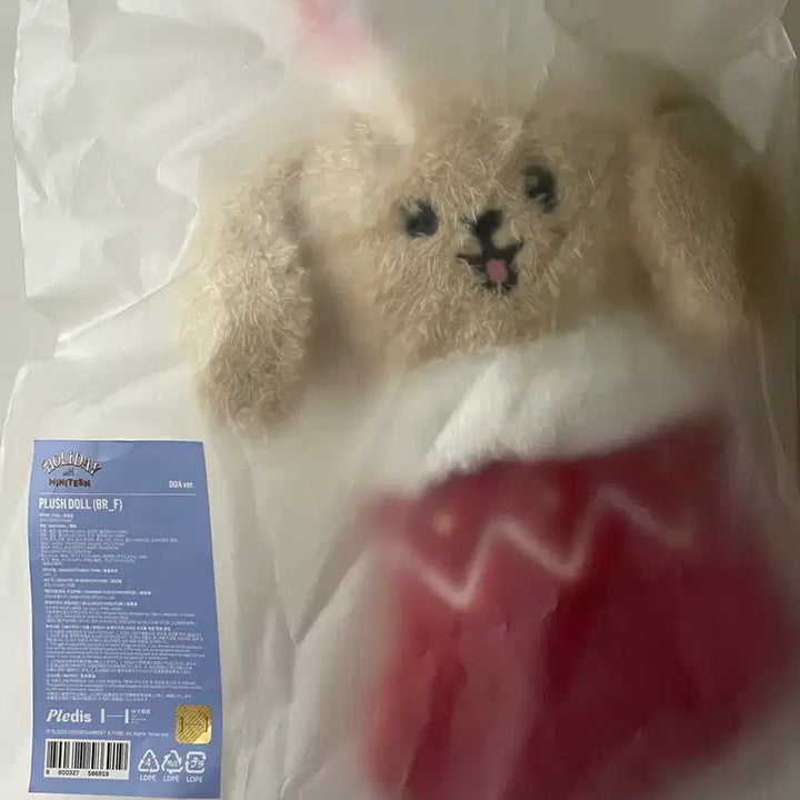 [BUNJANG] Seventeen Mini TIN Holiday Plush Doll / 세븐틴 미니틴 홀리데이 플러쉬돌