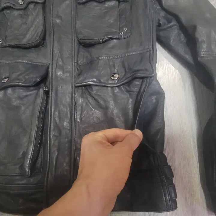 [BUNJANG] ZIOZIA Leather Jacket / 지오지아(ZIOZIA)양가죽 자켓