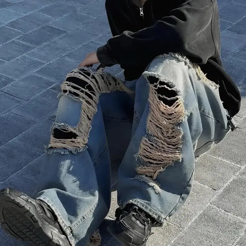 [BUNJANG] Distressed Denim / 간지나는 데미지 데님