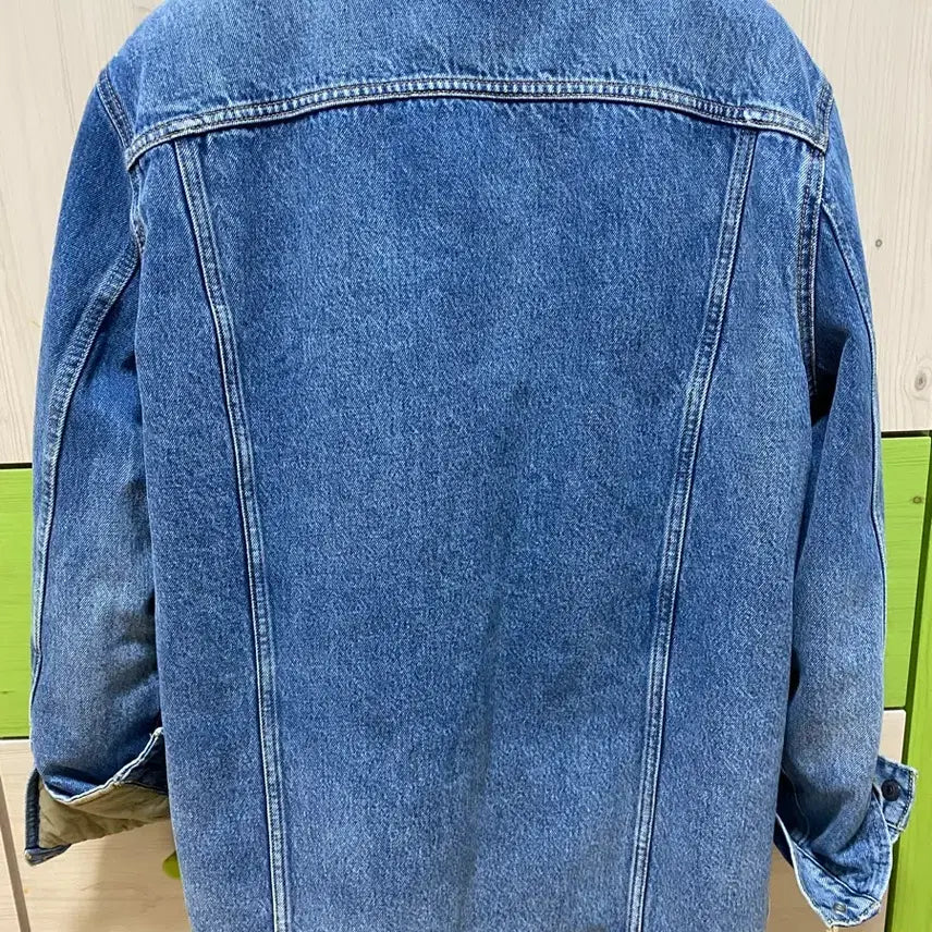 [BUNJANG] Levi's Sherpa Long Jacket / 리바이스 쉐르파 양털 롱 자켓